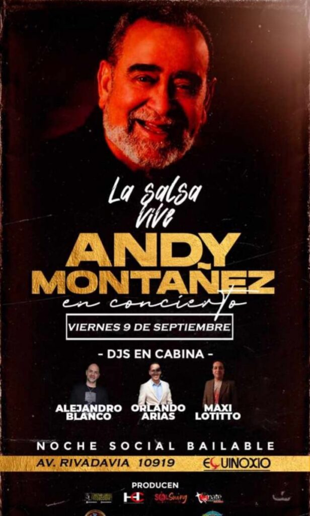 Andy Montañez en Argentina