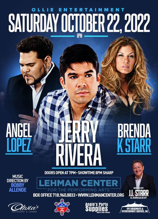 JERRY RIVERA & FRIENDS with ANGEL LOPEZ and BRENDA K STARR
