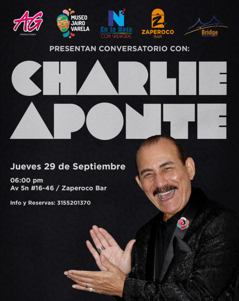 CHARLIE APONTE EN CALI: CONVERSATORIO SOBRE SU VIDA MUSICAL