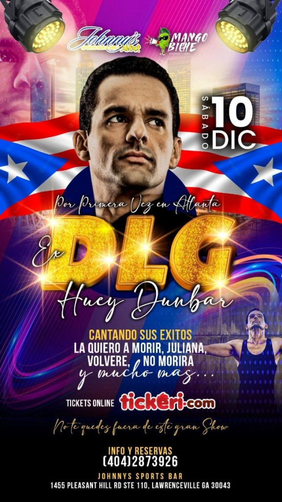 HUEY DUNBAR EX DLG EN CONCIERTO ! LAWRENCEVILLE GEORGIA