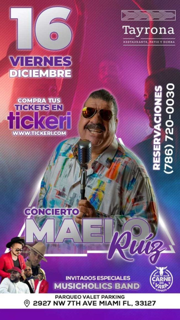 MAELO RUIZ EN CONCIERTO ! MIAMI FLORIDA